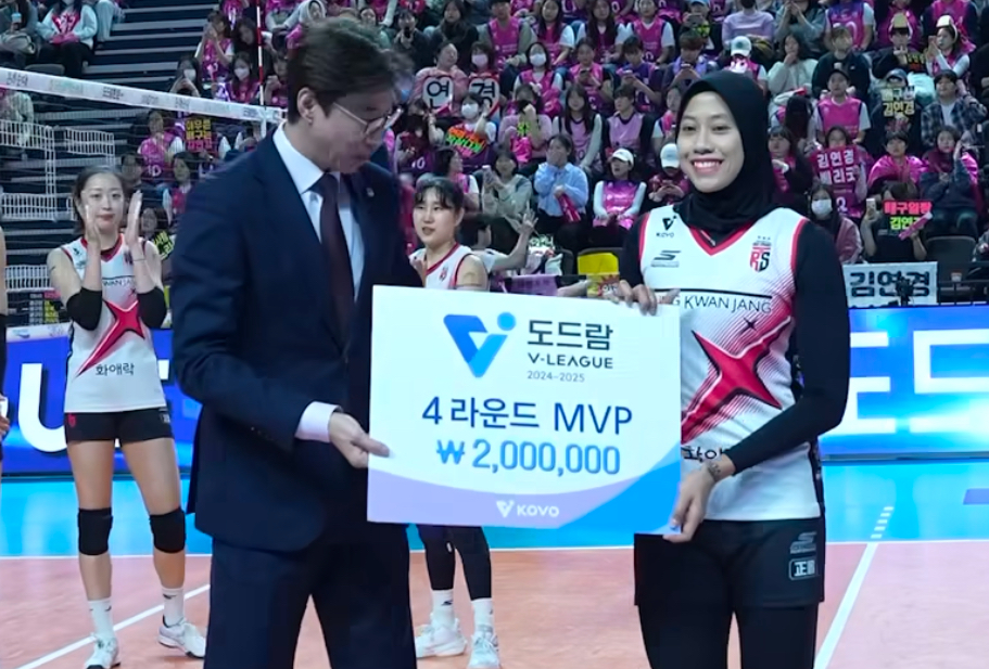 Megawati Hangestri Gemparkan Liga Voli Korea, Tembus 600 Poin dan Pemain Terbaik Dunia Bulan Februari