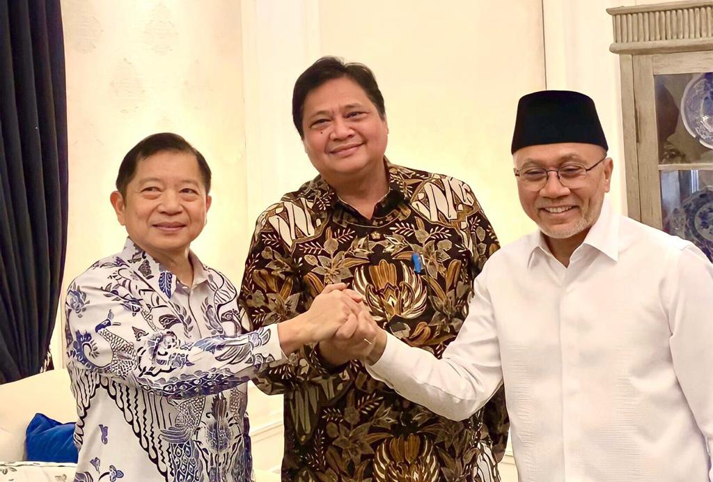 Bentuk Koalisi 'Bertiga Bersatu', Airlangga Instruksikan Seluruh Kader Golkar Susun Pemenangan Pilpres 2024