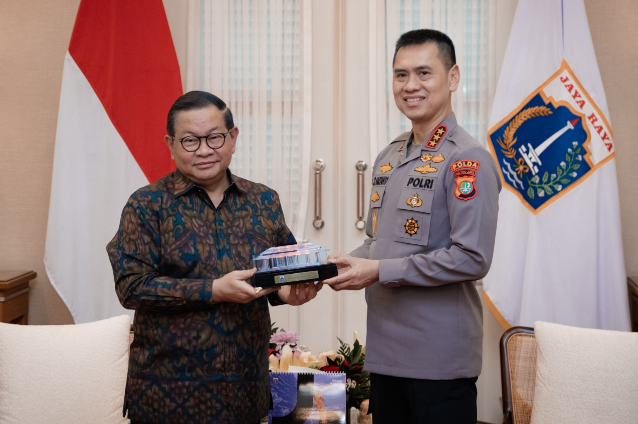 Temui Pramono Anung, Kapolda Metro Jaya Bahas Kawasan Rawan Narkoba