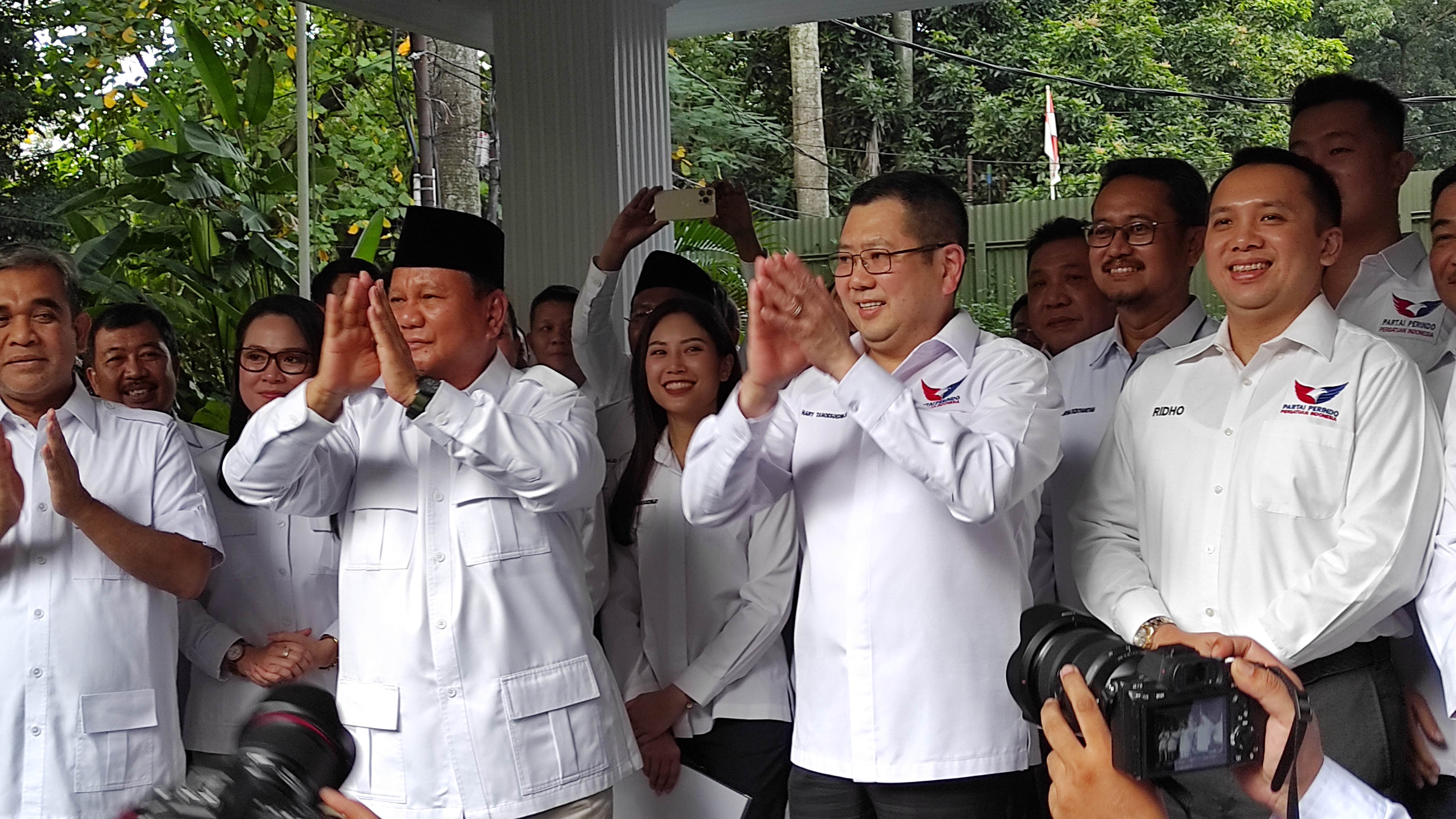 Lakukan Pertemuan, Prabowo Subianto dan Hary Tanoesodibjo Bahas Kerjasama Politik