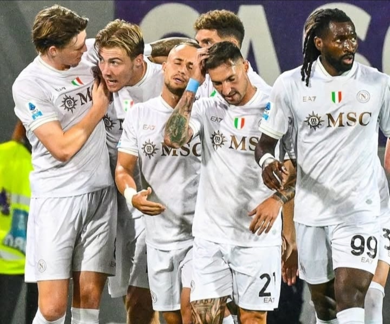 Fiorentina vs Napoli 1-3, Rasmus Hojlund Cetak Gol Debut!