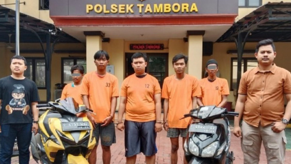 Tiga Begal Nyamar Jadi Polisi Tambora di Ringkus, Dua Penadah Ikut Terseret