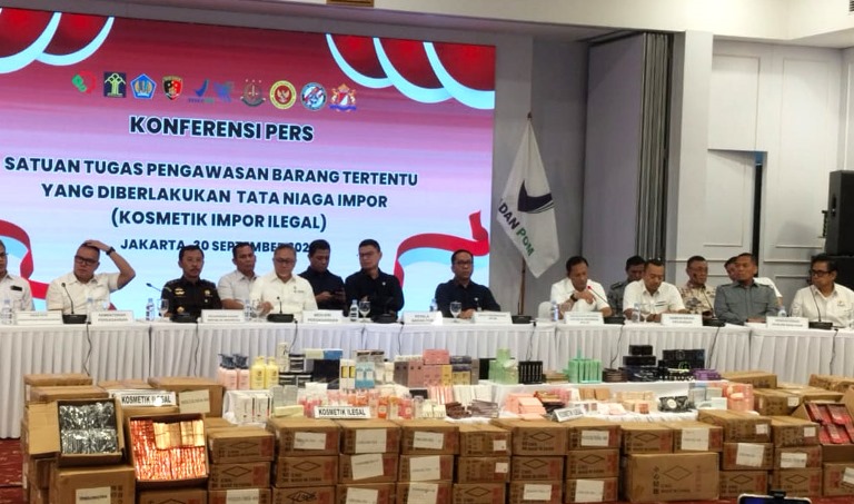 BPOM Temukan 415 Ribu Kosmetik Impor Ilegal