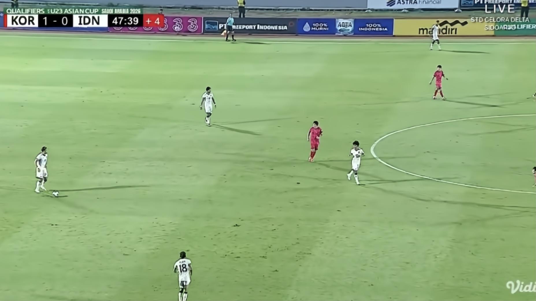 Banyak Peluang Terbuang! Timnas Indonesia U-23 Tertinggal 0-1 dari Korea Selatan di Babak Pertama