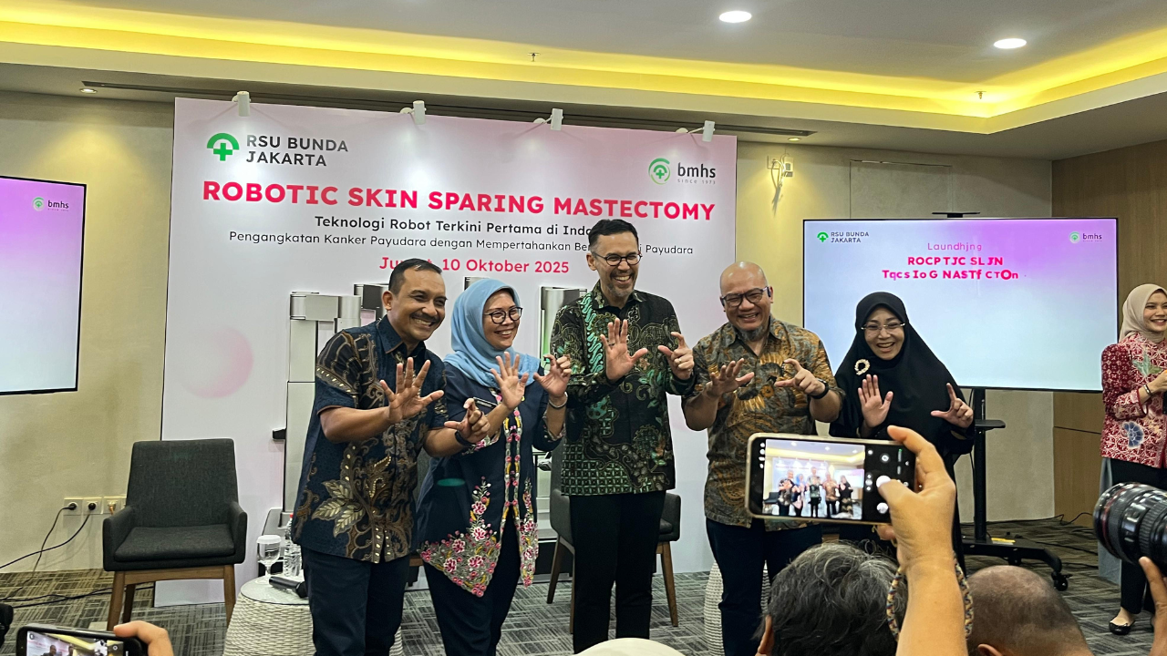 RSU Bunda Jakarta Hadirkan Inovasi Robotic Skin Sparing Mastectomy, Pengangkatan Kanker tanpa Mengubah Bentuk Payudara