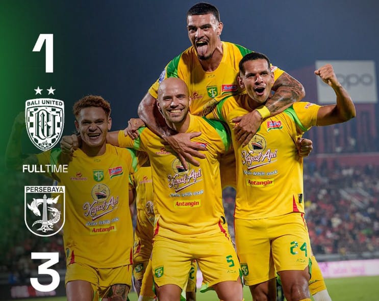 Bali United vs Persebaya 1-3, Bajol ijo Dekati Malut United