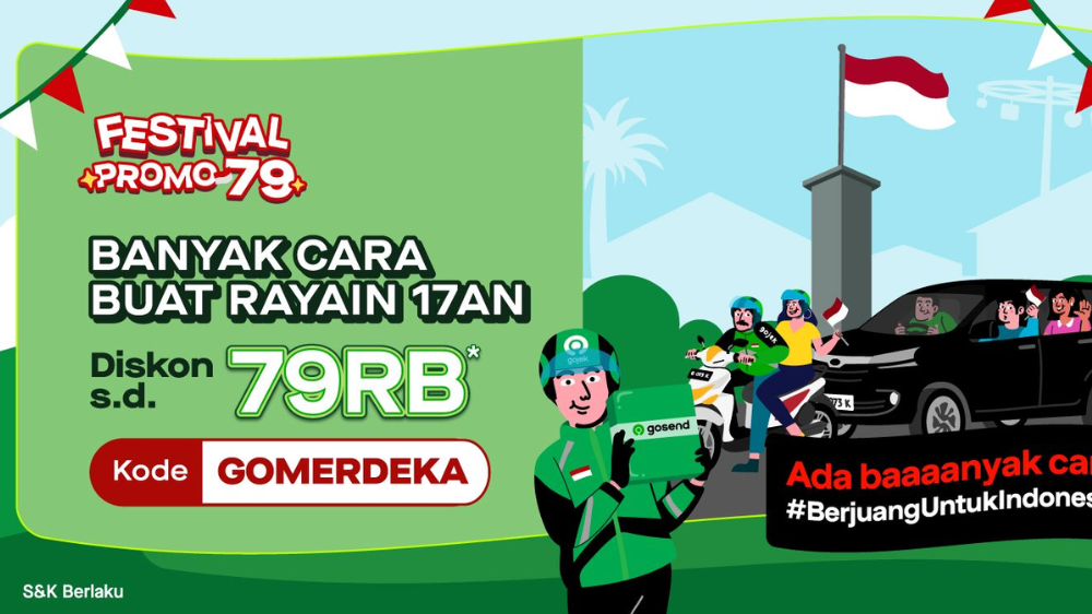 5 Kode Promo Gojek Agustus 2024 Terbaru, Ada Diskon Spesial Hari Kemerdekaan!