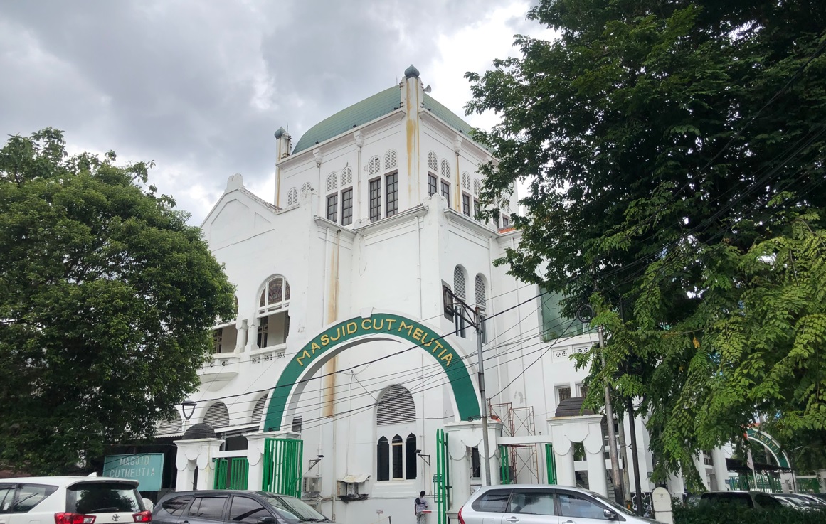 Cakep! Masjid Cut Meutia Menteng Bersolek Jelang Ramadan