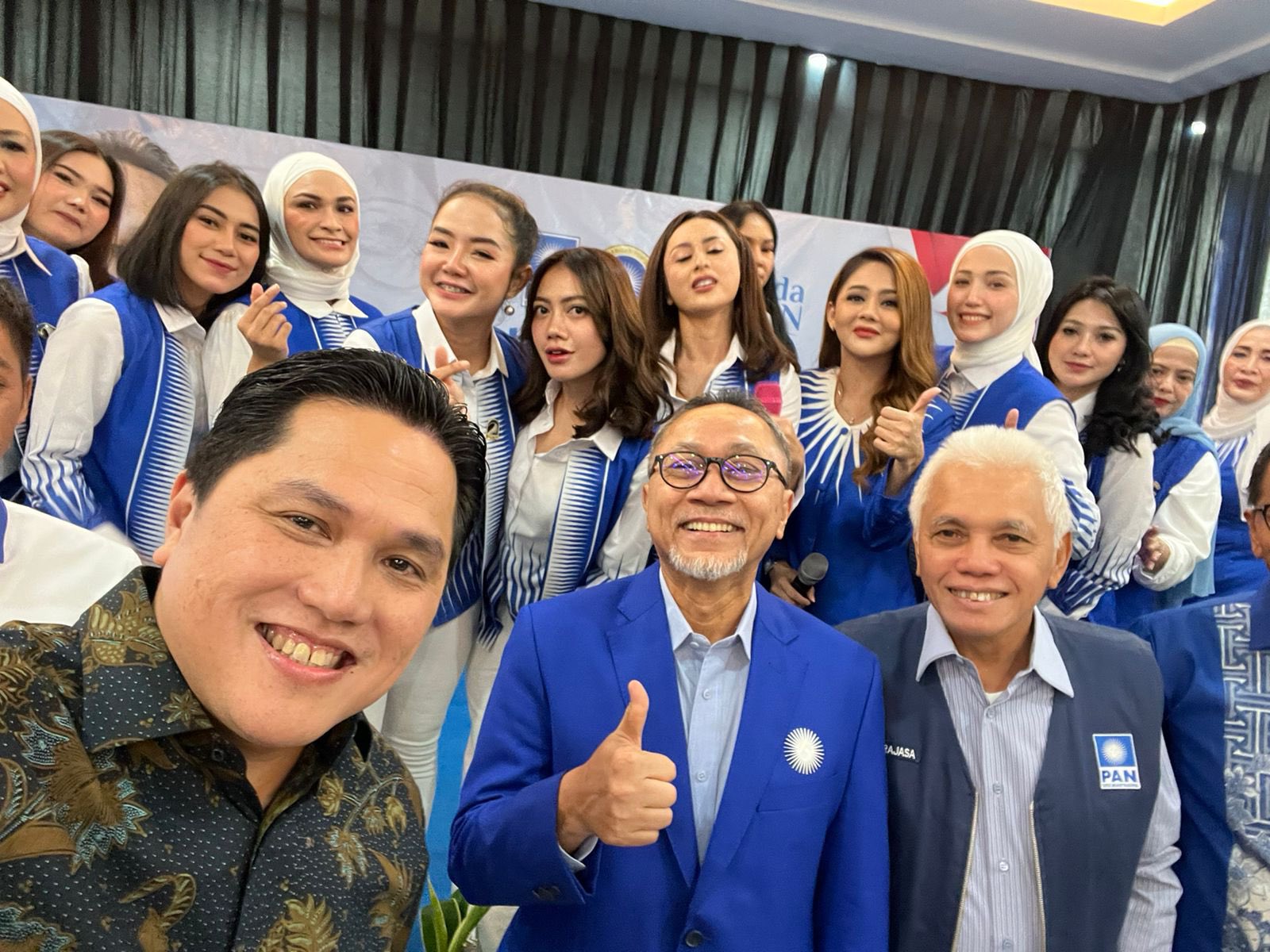 Diajak Makan Siang Bareng Jajaran DPP PAN, Erick Thohir: Kami Membahas Strategi