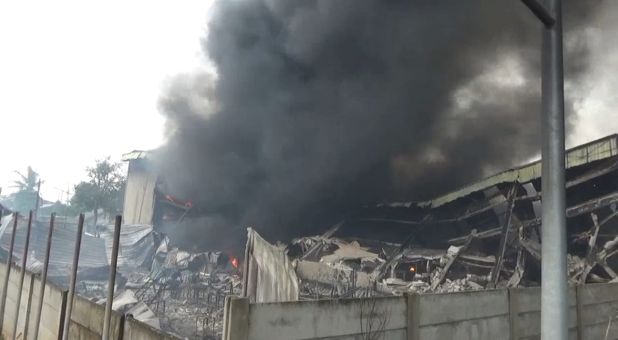 Detik-Detik Pabrik Styrofoam di Cikupa Ludes Terbakar, Miliaran Melayang
