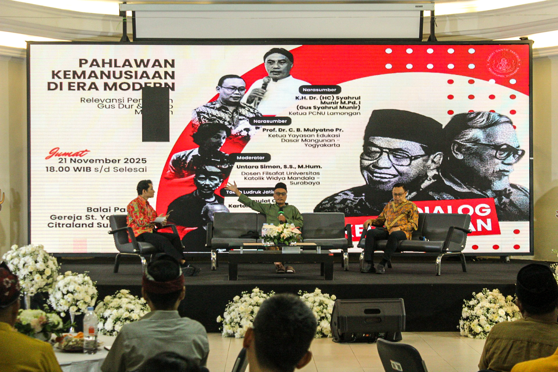 Gus Dur dan Romo Mangun Diangkat sebagai Pahlawan Kemanusiaan Era Modern