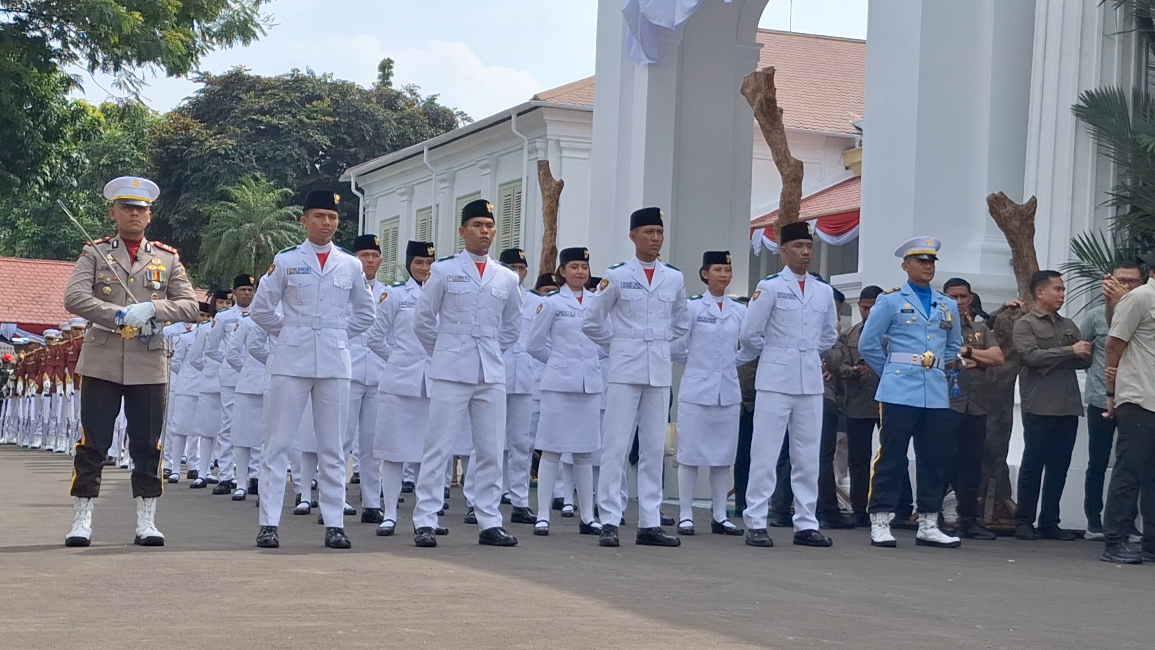 Menengok Gladi Bersih Upacara HUT ke-80 RI di Istana, Persiapan Paskibraka sudah Mendekati 100 Persen