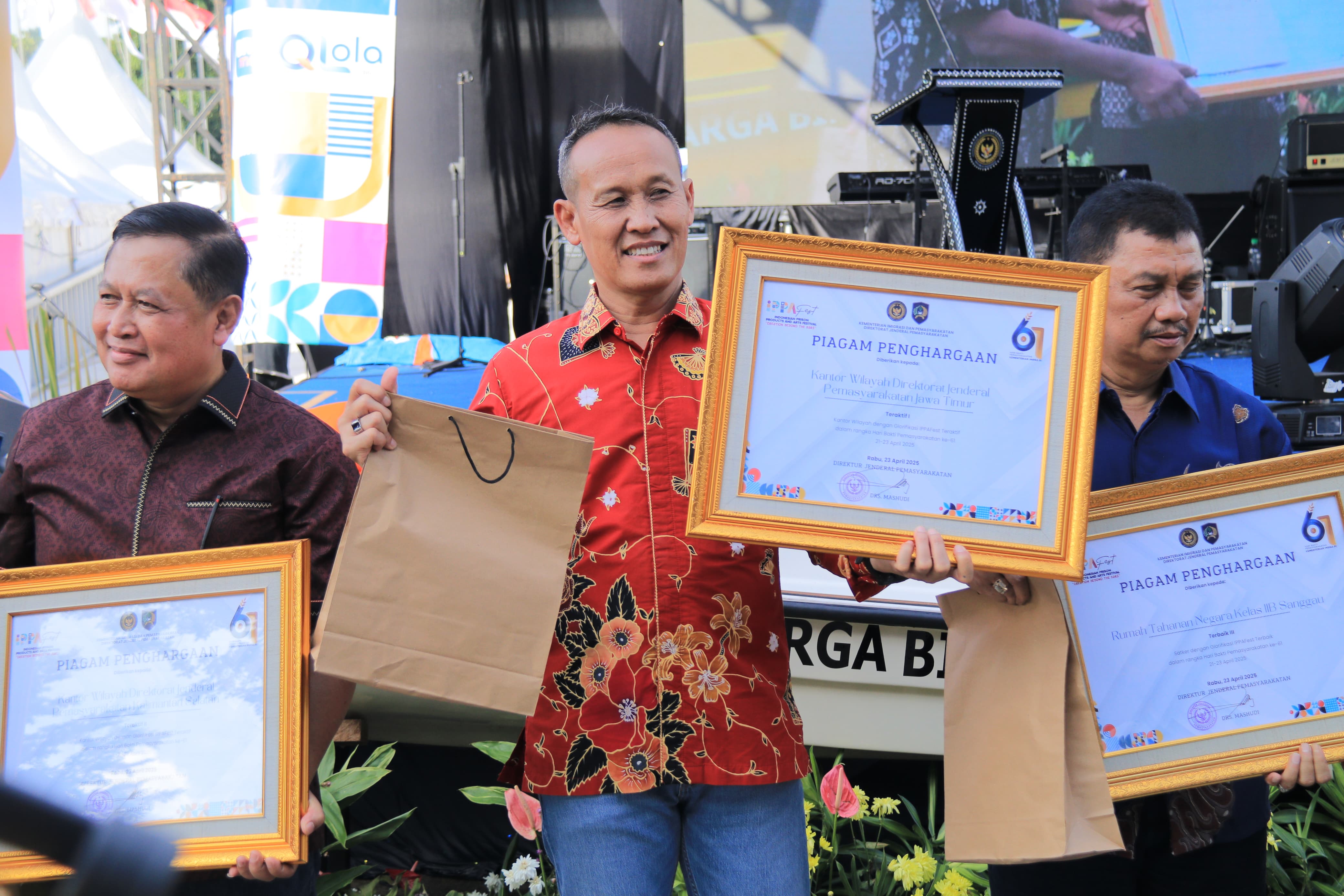 IPPA Fest 2025 Resmi Ditutup, Kanwil Ditjenpas Jatim Raih Penghargaan Humas Terbaik