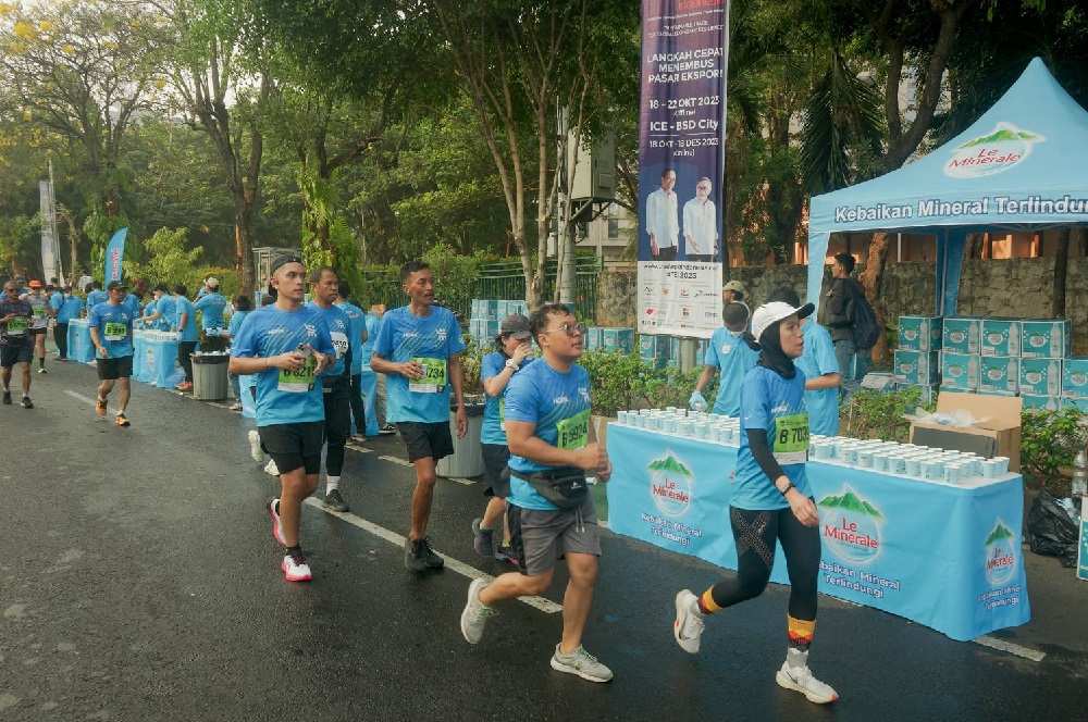 Jakarta Running Festival 2024, Sumber Air Minum atau Water Station Disebar di 22 Titik