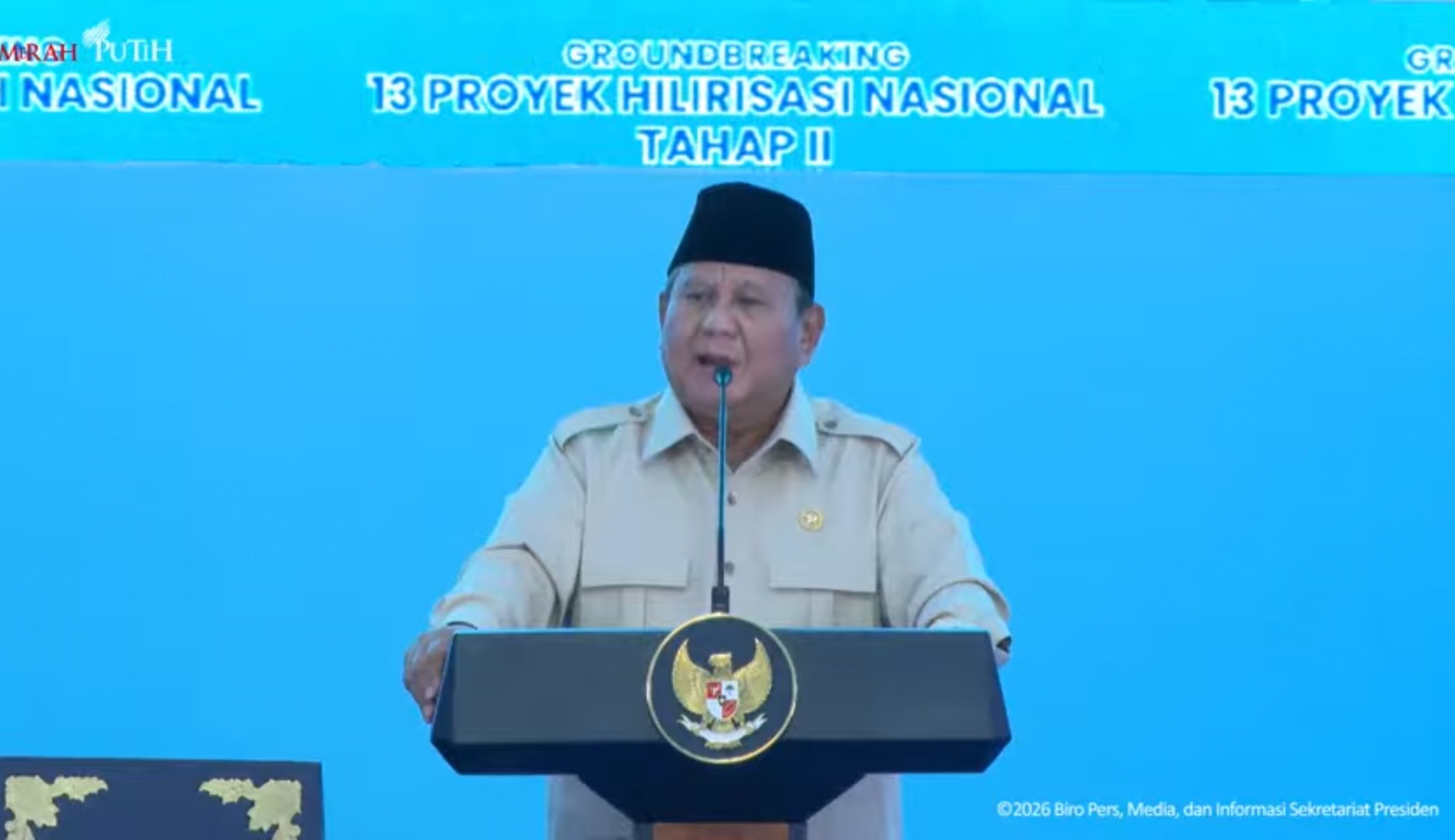 Bantah Indonesia Gelap, Prabowo: Mau Kabur ke Yaman, Silakan!
