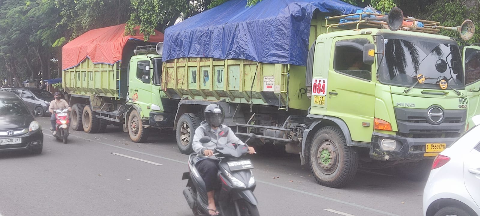 Polres Metro Tangerang Kota Siagakan Ratusan Personil di 8 Pos Pantau, Awasi Ketat Jam Operasional Truk Tambang