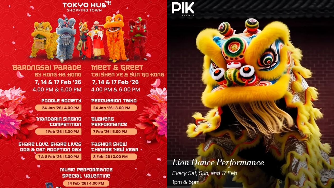 29 Acara Imlek 2026 di PIK Lengkap Jadwal, Banjir Atraksi Barongsai Gratis
