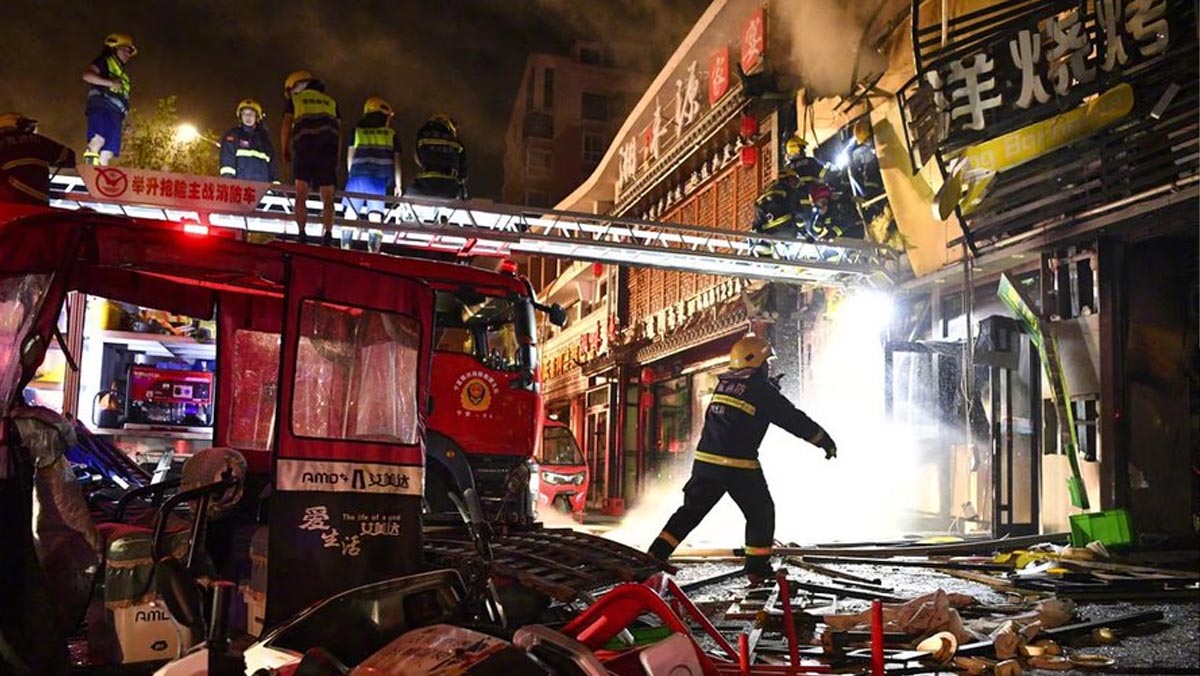 Ledakan Gas Tewaskan 31 Pengunjung Restoran di China 