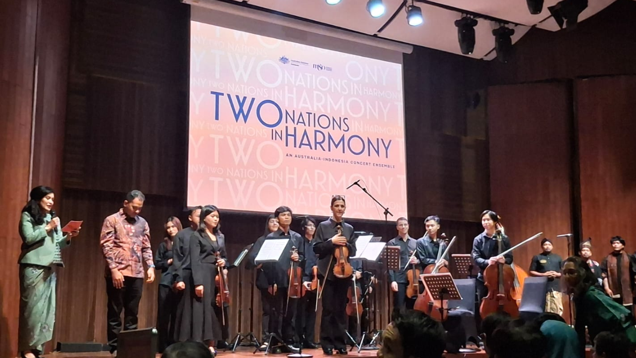 Melbourne Symphony Orchestra Gandeng Vishnu Satyagraha Lewat Konser Two Nations in Harmony di Jakarta 