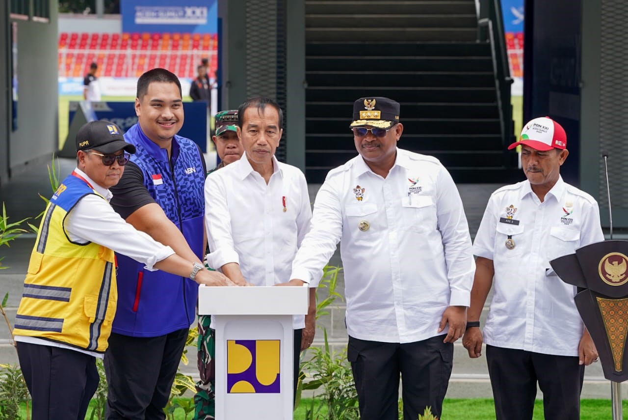 Menuju PON XXI, Jokowi Resmikan Rehabilitasi dan Renovasi Sejumlah Venue PON di Aceh