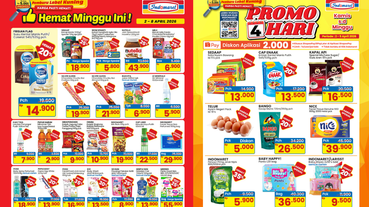 Promo JSM Indomaret Terbaru Minggu Ini 3-5 April 2026, Serbu Sabun Cuci Piring Rp5 Ribuan