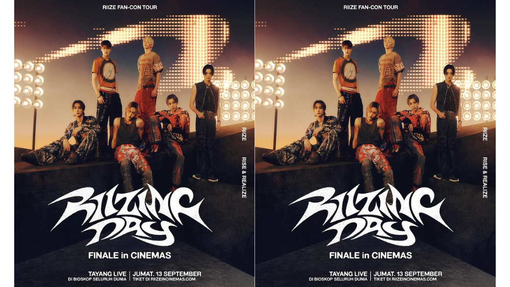 Fancon RIIZE 'RIZING DAY' di Seoul Disiarkan Langsung di Bioskop 13 September 2024, Tiket Dijual 7 Agustus