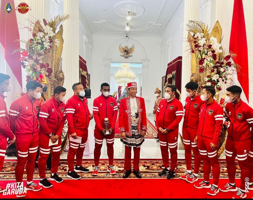 Timnas Indonesia U-16 Diganjar Bonus Rp1 Miliar dari Jokowi