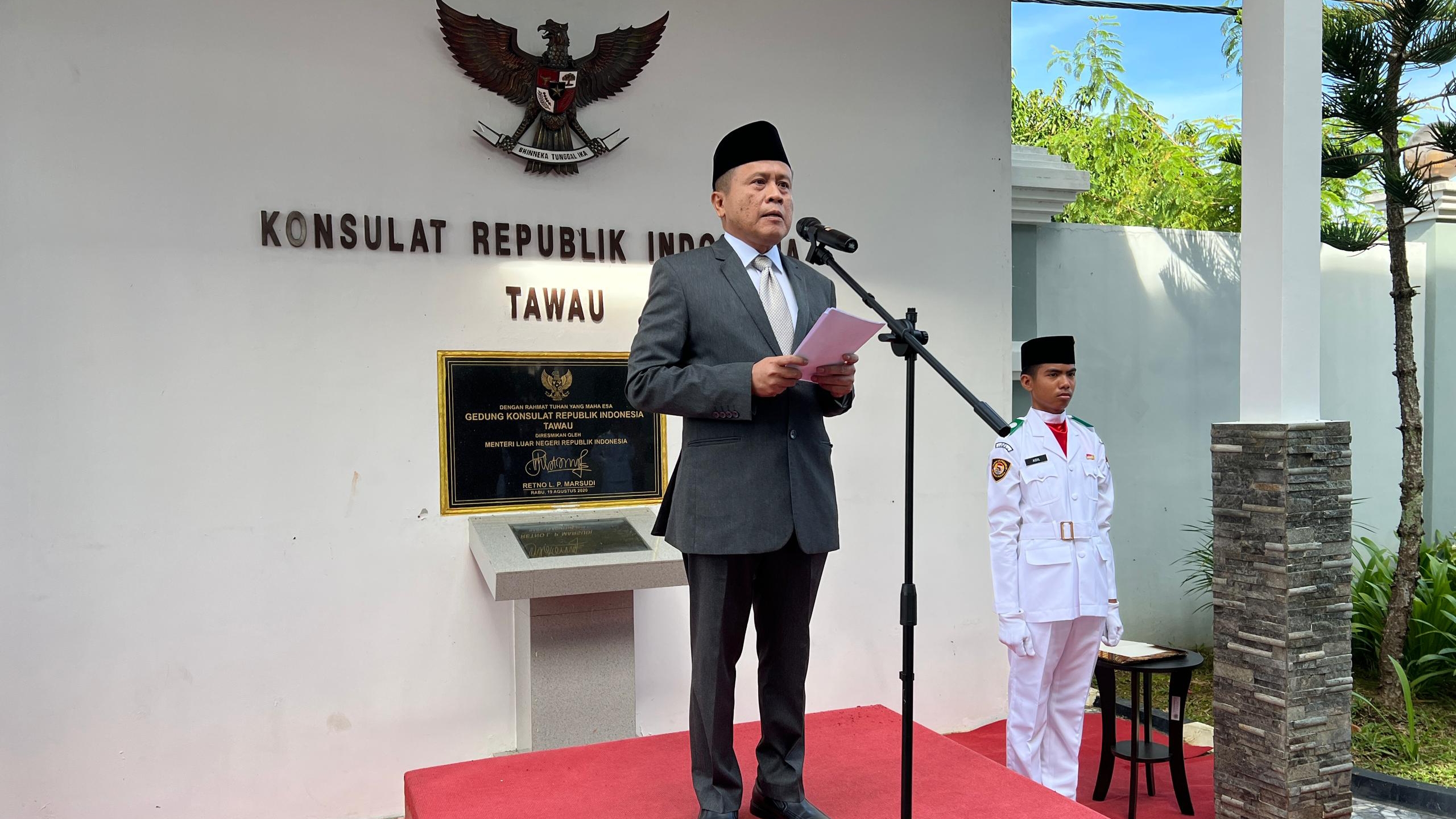 Lakukan Kunjungan Hormat ke Kapolda Kaltara, Konsul RI Bahas Upaya Pencegahan TPPO