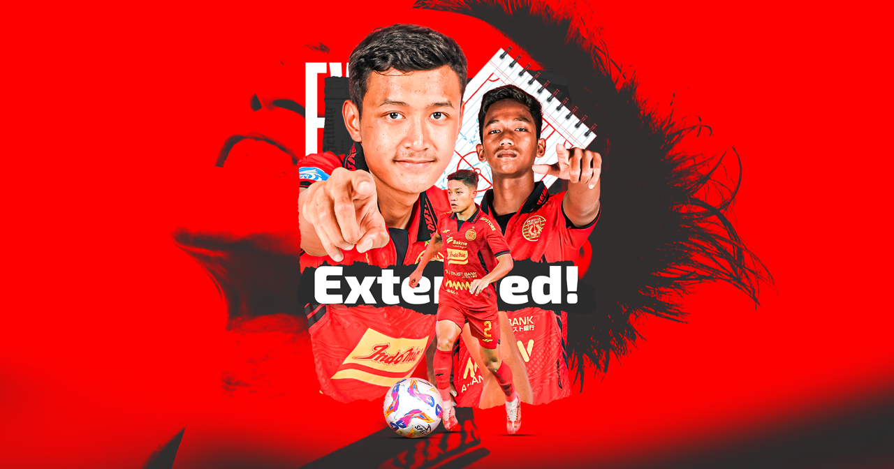 Persija Perpanjang Kontrak 3 Pemain Muda