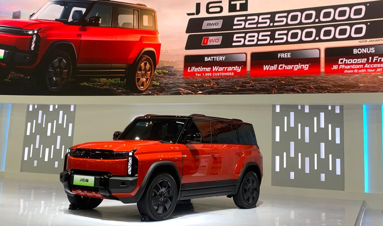 Chery Ungkap Harga J6T di GJAW 2025, Bonus Mengiurkan untuk 1.000 Pembeli Pertama