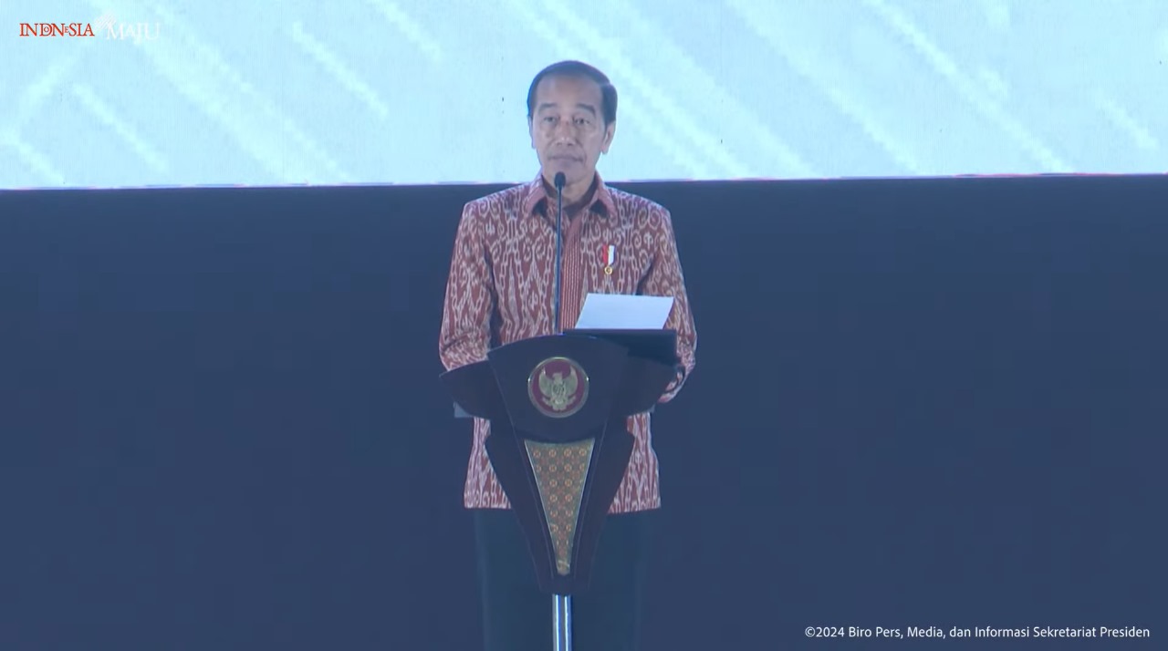 Presiden Jokowi Buka Trade Expo Indonesia 2024, Soroti Risiko Inflasi dan Perang Antar Negara 