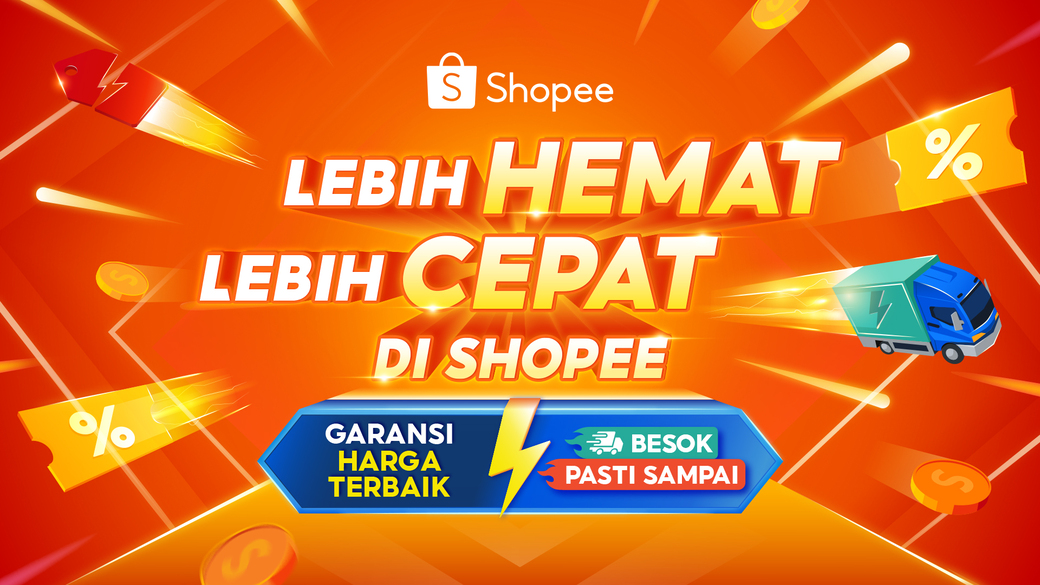 Shopee Bikin Belanja Lebih Hemat dan Lebih Cepat, Garansi Harga Terbaik dan Besok Pasti Sampai!