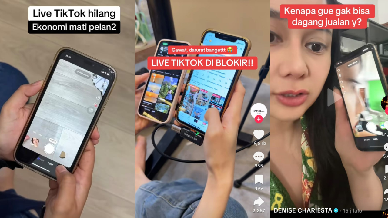 Fitur Live TikTok Dimatikan, Kreator dan Pedagang UMKM Online Menjerit!