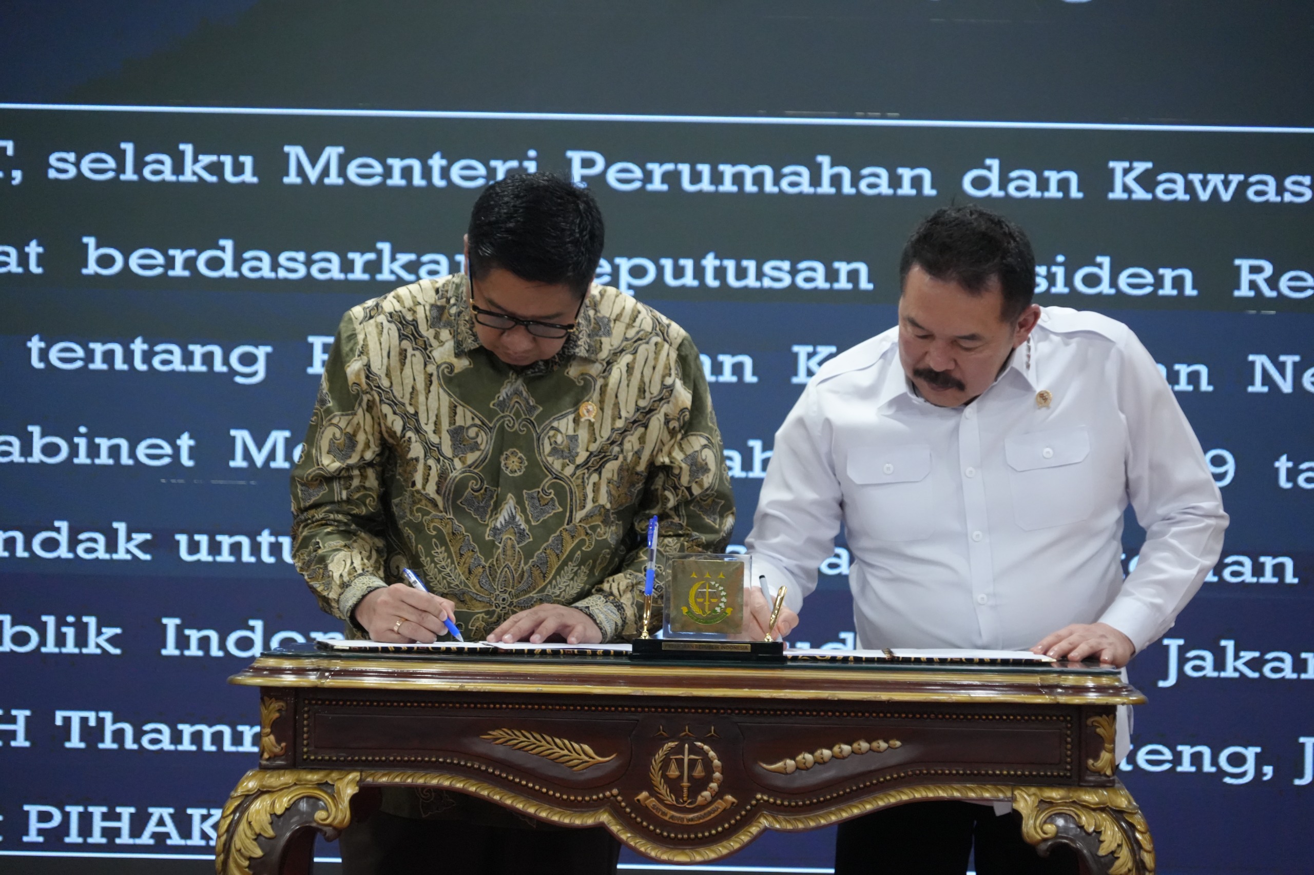 Kejaksaan RI dan Menteri PKP Sediakan Lahan Tempat Tinggal