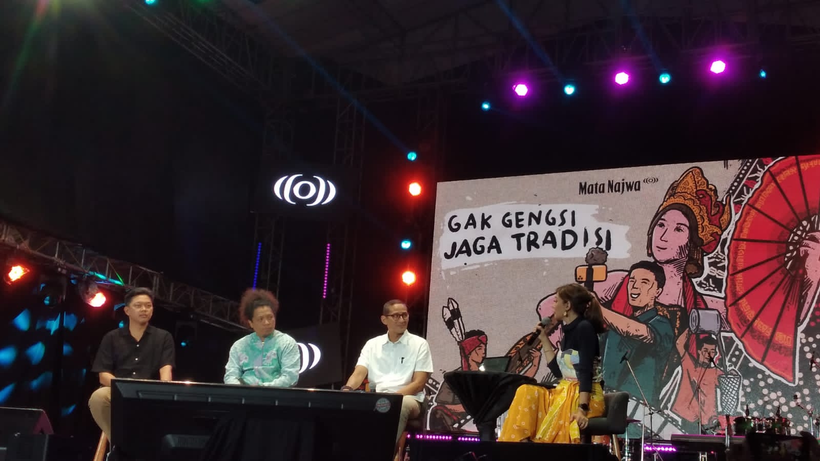 Mata Najwa on Stage Kunjungi Surabaya: Bahas Budaya Bareng Sandiaga Uno dan Bayu Skak