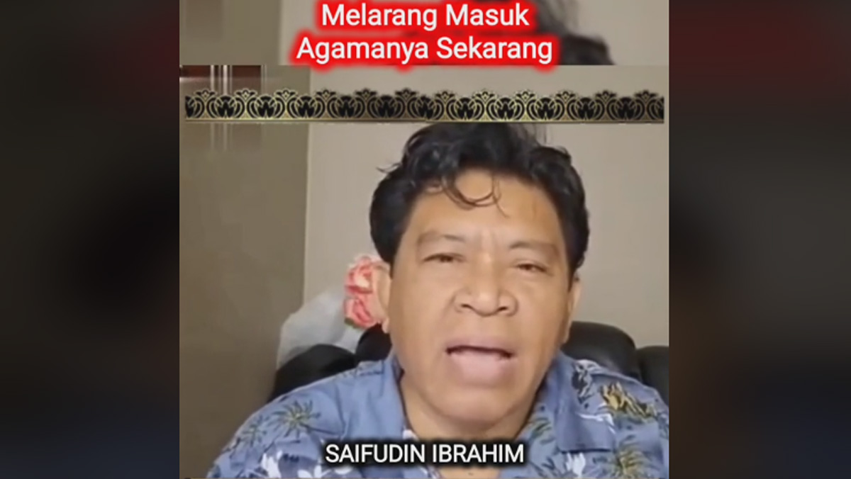 Pendeta Saifudin Ibrahim Sebut Yayasan Otak Narkoba, Natizen: Pindah ke Mana Lagi Pak!