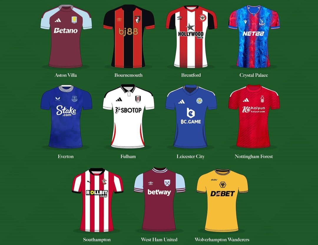 Sponsor Judi Kuasai Liga Inggris, Dipakai Lebih dari Separuh Tim!