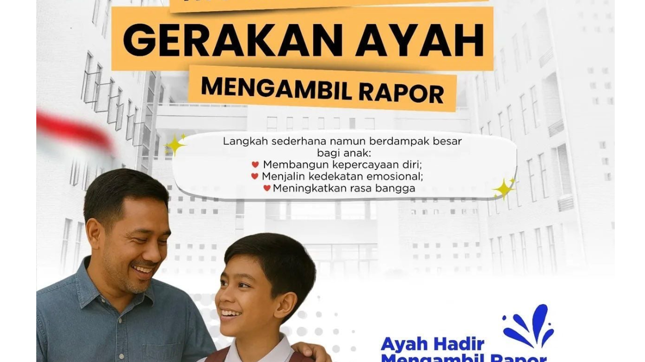Apa Itu Gerakan Ayah Mengambil Rapor ke Sekolah yang Diluncurkan BKKBN? Simak Informasinya