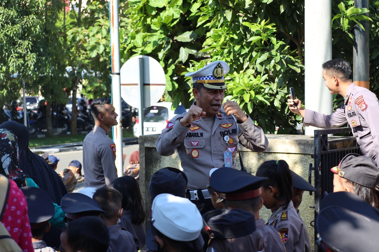 Ditlantas Polda Banten Giatkan Program Polisi Sahabat Anak