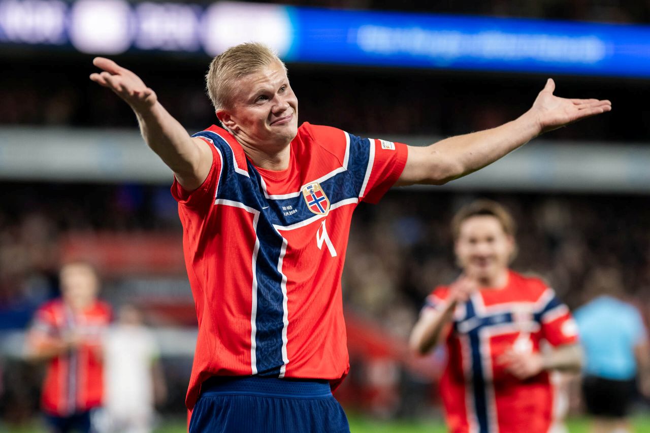 Norwegia vs Denmark 3-2, Haaland Antar The Vikings Puncaki Grup 4 Nations League
