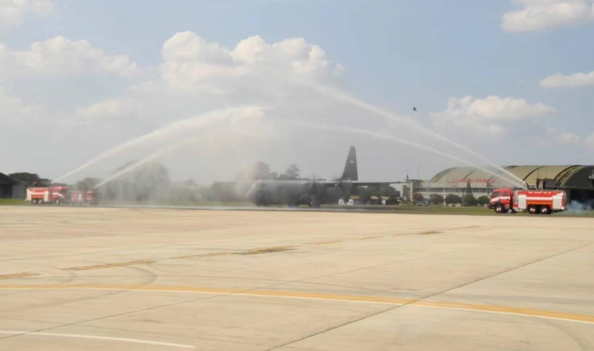 Pesawat C-130J Super Hercules Kedua TNI AU Tiba di Lanud Halim Perdanakusuma Jakarta setelah 25 jam Penerbangan dari AS