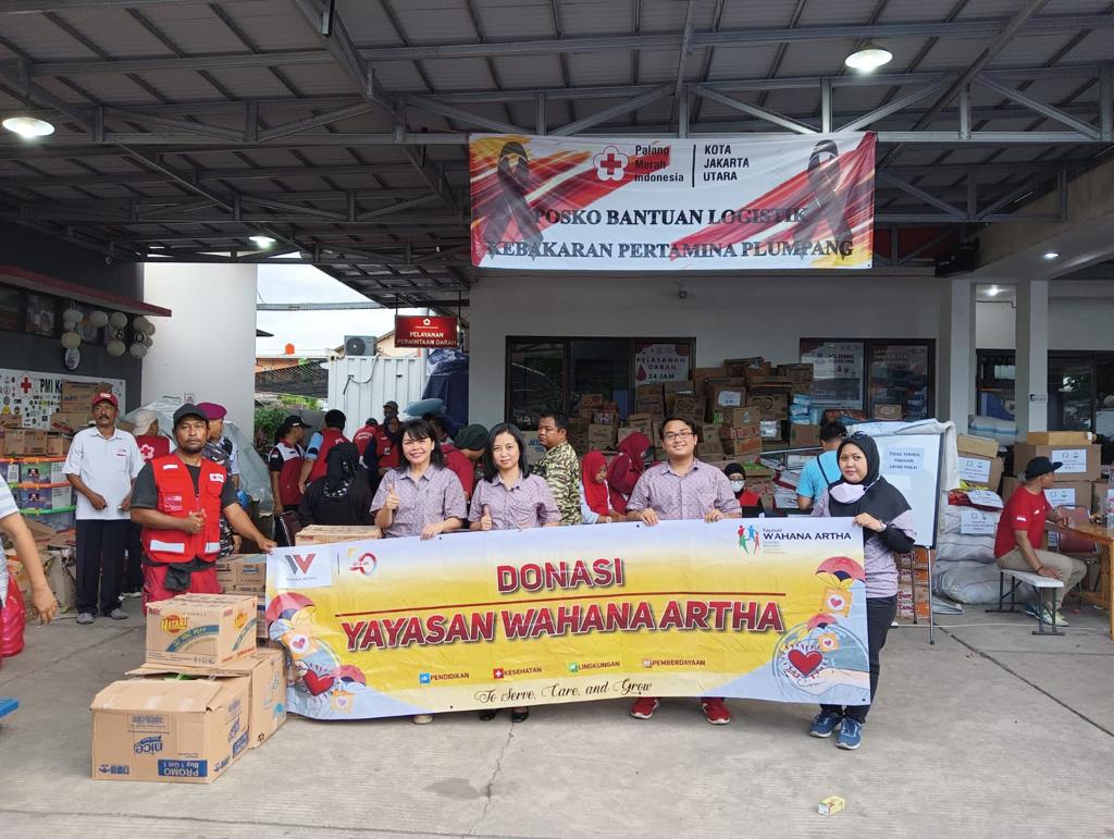  Donasi Korban Kebakaran Depo Pertamina Plumpang, Yayasan Wahana Artha Fokus ke Balita dan Lansia