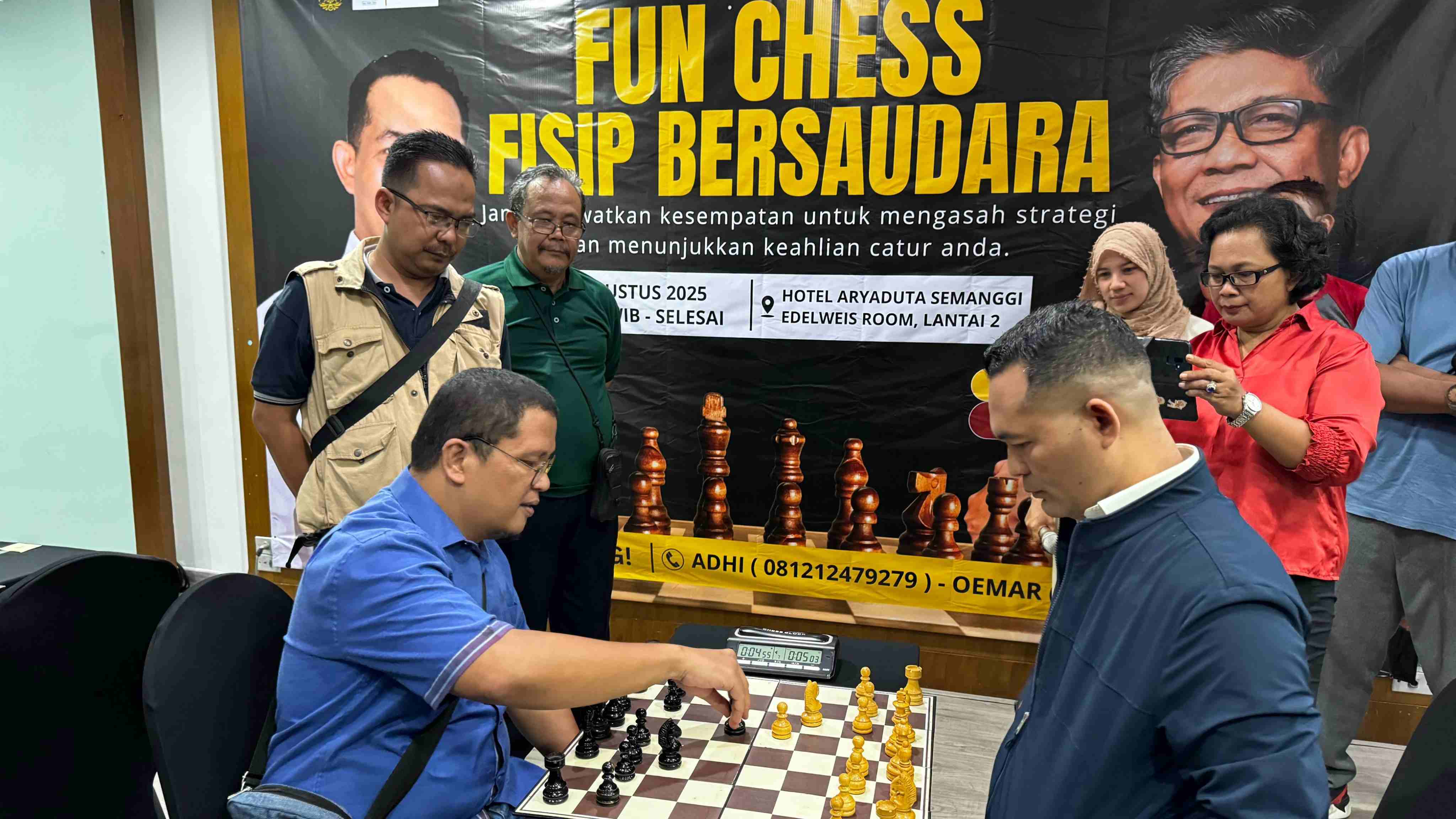 Gelar FUN Chess FISIP UI Bersaudara, Boni Hargens Siap Perkuat ILUNI Jadi Advokasi Kebijakan