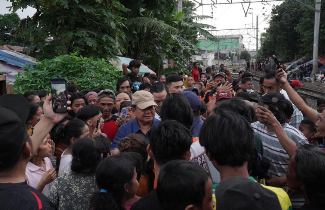 Saat Prabowo Blusukan ke Senen, Teddy Ungkap Penyamaran dan Minim Paspampres