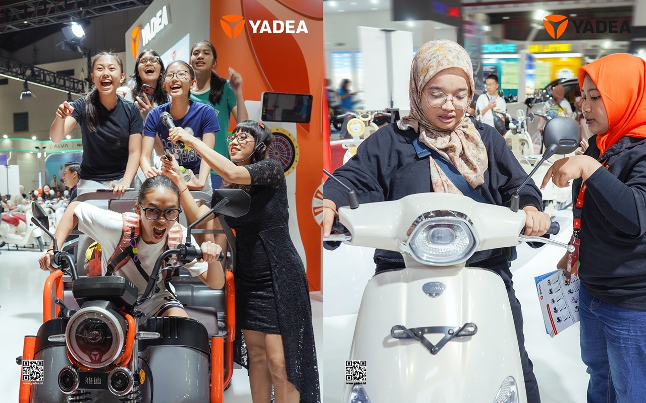PRJ 2026 Makin Meriah, Yadea Bagikan Merchandise Eksklusif untuk Pengunjung