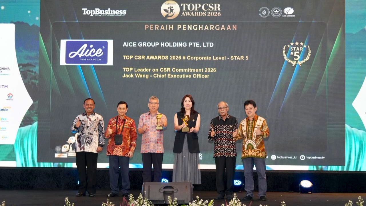 Satu-satunya di Indonesia, Aice Raih TOP CSR Awards 6 Tahun Berturut-turut