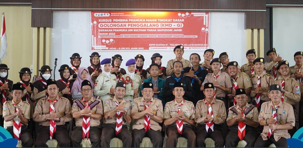 UIN SUTHA Gelar Kursus Pembina Pramuka Mahir Tingkat Dasar Golongan Penggalang (KMD-G)