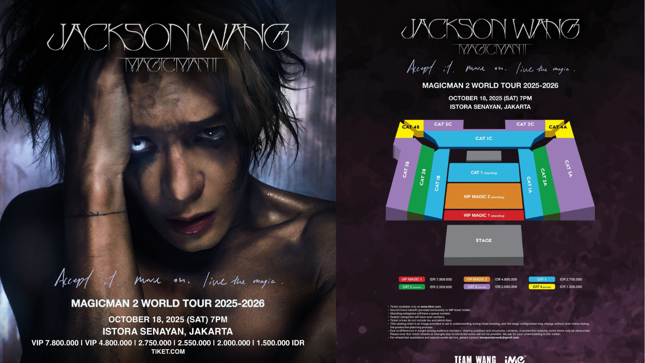 Harga Tiket Konser Jackson Wang di Jakarta 2025, Paling Murah Rp1,5 Juta