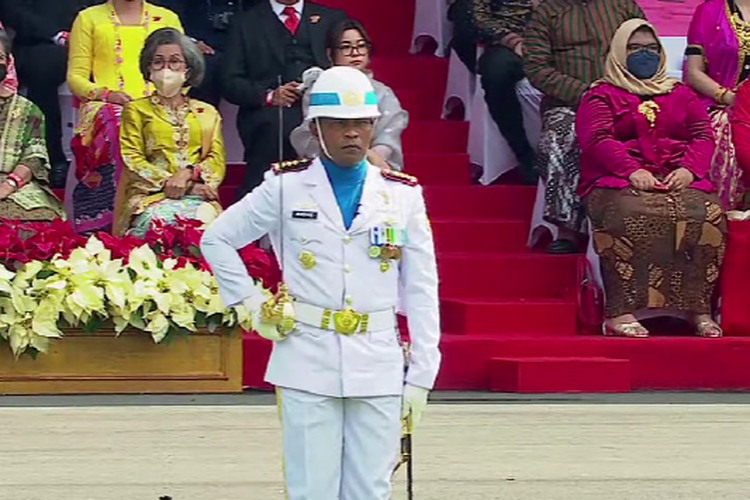 Kolonel Laut (P) Andike, Komandan Upacara HUT RI di Istana,  Jadi 