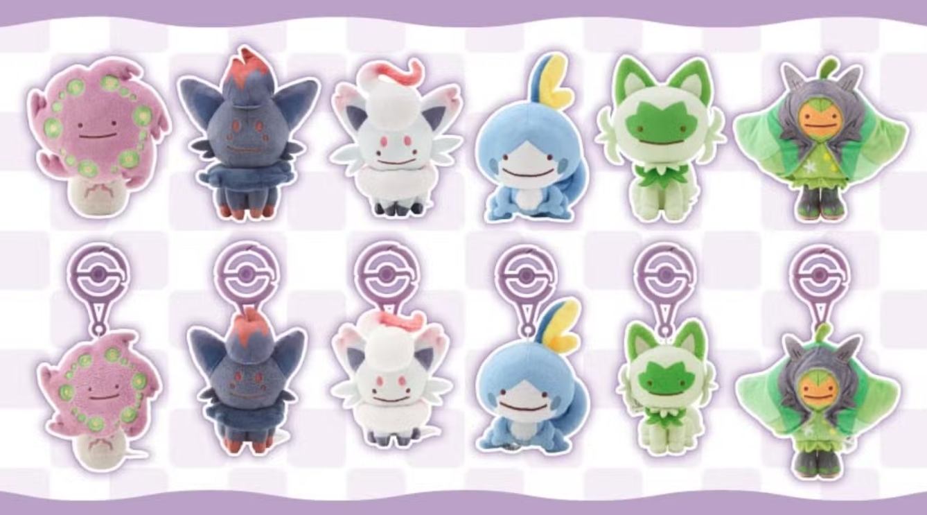 Pokemon Hadirkan Enam Boneka Ditto Baru, Menyamar Jadi Sprigatito hingga Ogerpon